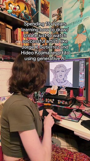 I’m so tired. If Katsuhiro Otomo uses AI I might just leave this planet. #artistsoftiktok #genai #metalgearsolid #bookoflife #animation