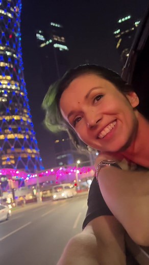 Night riding in Qatar 🚗 #doha #night #nightlight #djmissmonique #riding #qatar #worldcup #worldcup2022