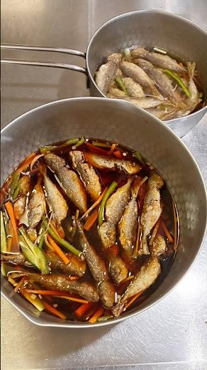 【豆アジ①】夏休みお魚料理🐟豆アジの唐揚げ、南蛮漬けと揚げびたし #familycooking #家庭料理 #豆アジ #小アジ #南蛮漬け #食育