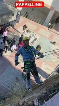 DISASTER RAPPELLING 😄😍 #civildefence #RAPPELLING #viral #DISASTER #shortsfeed #shorts