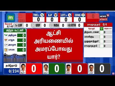 Tamil Nadu Election Results LIVE தொடங்கியது வாக்கு எண்ணிக்கைகாலை 5 மணி நிலவரம் | DMK | AIADMK | TVK