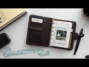 pocket rings setup in the filofax ranger | lindseyscribbles