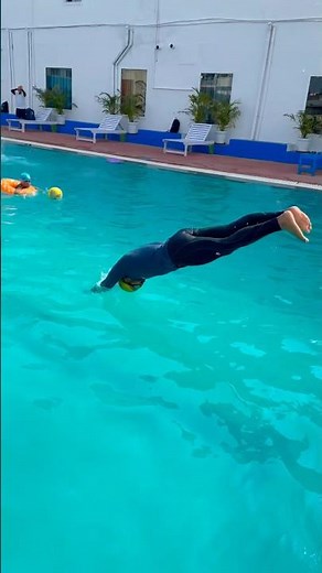 No Dive Block? No Problem 😳 | Easy Dive Anywhere #shorts #dive #swimtips