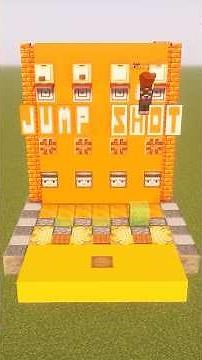 New Basketball Minigame in Minecraft! 🏀 How to build Jump Shot #minecraft #minecrafttutorial