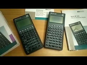 Calculadora programable hp 48G, 48G+ y 48GX de 1993. Unboxing and review, vintage. IDES