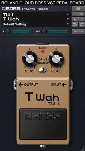 Boss TW-1 T Wah | Effects Pedals Plugin | Official Roland Cloud