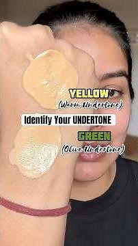 How to Find Your Undertone | Warm, Cool & Neutral Explained #Shorts #MakeupTips #foundationmatch