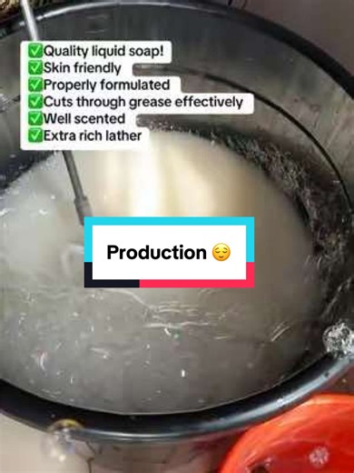 Liquid Soap Production Process in Ibadan