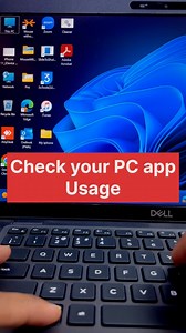 10K views · 95 reactions | How to check your pc application usage ||window11 #tech #laptop #computer tips #laptoptips #technology #pctipsandtricks #shorts #reelindia #reels #pctips | Techoilyas | Facebook
