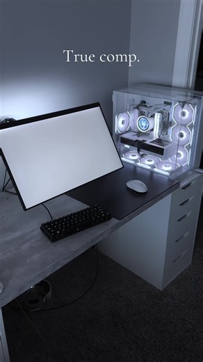 New keyboard? #compsetup #wallhack #viral #fyp #setup | upside down monitor