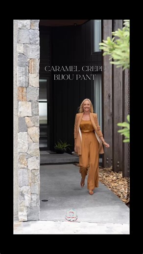 Our new Caramel Crêpe Bijou Pant styled with the rich tones of our Rust Cami and layered with a classic vintage jacket creates understated, refined elegance. Designed for versatility, this look moves effortlessly between polished workwear, casual market styling, and elevated formal dressing. The SILK°DEGREES Capsule Wardrobe is a timeless investment every woman deserves, available exclusively through our aligned boutiques. @Doré Burleigh @SODA Fashion Haus @gypsyandthemuseco @Haus of Alma @fashi