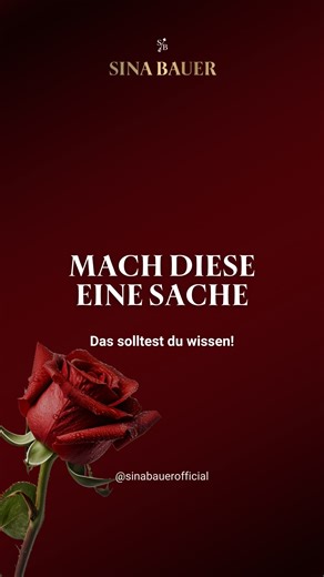 Sina ⚜️ Weiblichkeit & Dating on Instagram: "So viele Frauen kennen diesen Moment👇 Alles lief gut, alles war leicht – und plötzlich wird er anders. Weniger präsent, weniger klar, weniger nah. Und in dir geht sofort dieses Ziehen los… dieses alte Muster, das dich fragen lässt: „Habe ich was falsch gemacht?“ 🥺 Genau da beginnt der Schmerz.💔 Nicht, weil er sich zurückzieht – sondern weil du anfängst, dich selbst zu verlieren. Du fängst an zu überlegen, was du tun kannst, um „es wieder gut zu mac