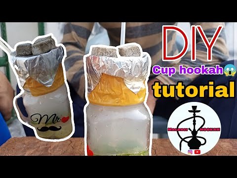 How to setup and make Portable Cup Hookah|Cup Hookah DIY|Malangi Hookah|With Apple hookahHead