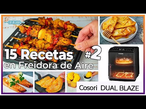 ✅ 15 RECETAS para FREIDORA DE AIRE que ¡NO TE PUEDES PERDER! en Cosori Dual Blaze