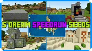 5 Stronghold Seeds For A Dream Speedrun Minecraft Blog