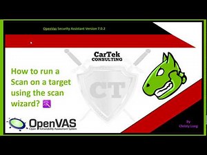 How to conduct a scan using the OpenVas 7.0 Scan Wizard