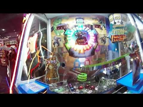 Marvel Avengers coin pusher arcade game 360 video tricks tips cards