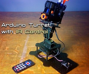 Controlling an Arduino Turret With IR Remote