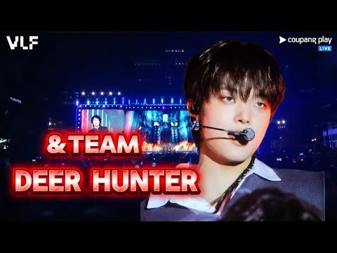 &TEAM performing "Deer Hunter (Korean ver.)" at MBC 'Virtual Live Festival'.