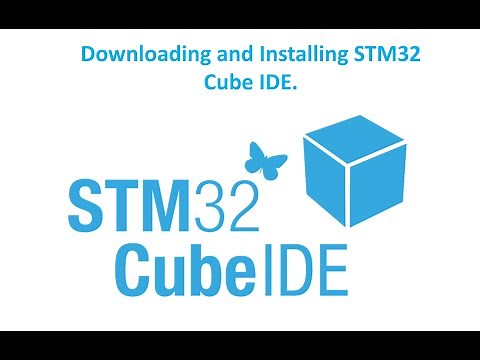 Downloading and Installing STM32 cube IDE.