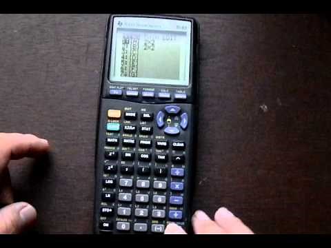 how to do matrices on ti-83 calculator