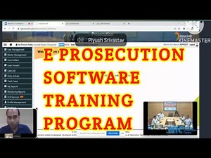 E prosecution software training program for prosecutors