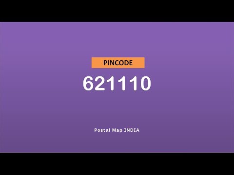 Pincode 621110 - Periyammapalayam, Poolambadi & More