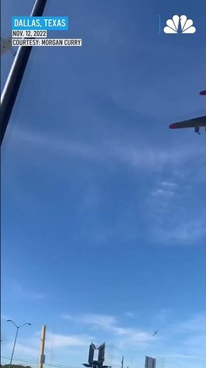 Two military planes crash mid-air during Air Show at Dallas Executive Airport. #shorts