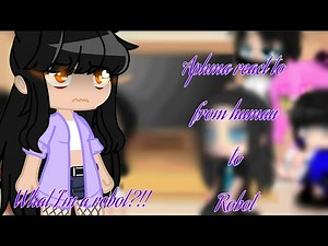 aphmau crew react to "Human to robot" | Gacha club | ft.aphmau