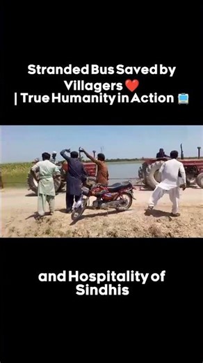 Stranded Bus Saved by Villagers ❤️ | True Humanity in Action 🚍