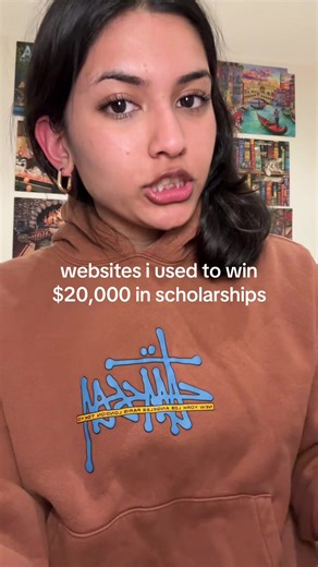 💻here are some websites I used to win $20,000 in scholarships! #websites #college #financialaid #scholarships #finance