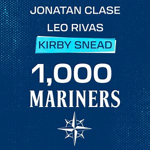 24K views · 245 reactions | Exactly 1,000 Seattle Mariners have appeared in a game since we started playing in 1977. Here are all 1,000 in 12 seconds. Enjoy. | Seattle Mariners | Facebook