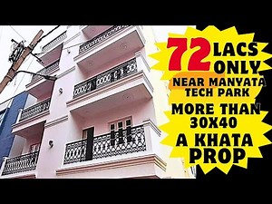 Price Is Only 72 Lac◇A Khata Property◇Rental Income 125000 Every Month◇E Khata Prop◇PRITHVI NIVASI