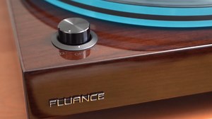 Fluance RT82 Reference High Fidelity Vinyl Turntable Record Player with Ortofon OM 10 Cartridge, Speed Control Motor, Record Weight, 3 in 1 Stylus and Record Cleaning Vinyl Accessory Kit