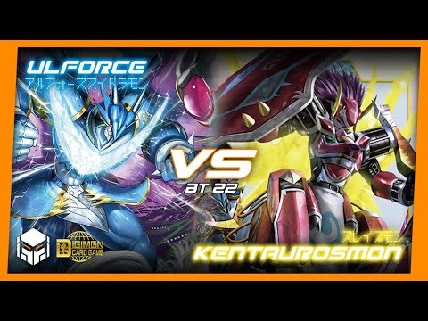 UlforceVeedramon vs Kentaurosmon [Digimon Card Game & TCG BT22]