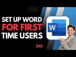 How to Set Up Microsoft Word for First Time Users
