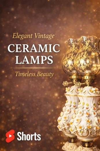 Timeless Vintage Ceramic Lamps, A Masterpiece!