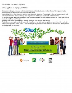 Ключ Origin Sims 4.rar