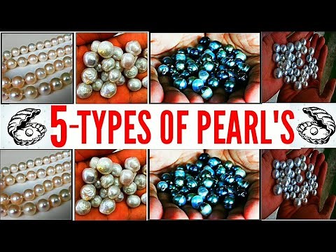 5 Types Of Pearls/ Akoya Pearl / Freshwater Pearl / Tahitian Pearl / South Sea Pearl / Baroque Pearl