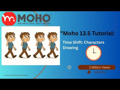 Moho 13.5 Pro "Time Shift Sketch: Fast Character Prep: