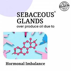 The #sebaceousglands produce #sebum (oil) to protect the #skin from foreign objects and keep the skin's moisture intact. However, when these sebaceous glands overproduce oil or sebum, it results in #skinirregularities such as #acne lesions, #cloggedpores, #blackheads, and #whiteheads. Factors affecting the overproduction of oil are: #Hormonalimbalance: When the #androgen hormone present in the human body increases, more sebum production is triggered. #Stress: Stress and overthinking lead to an i