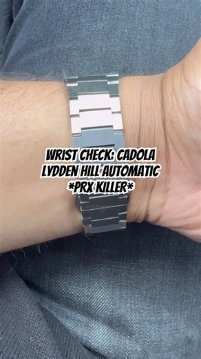 Wrist Check: Cadola Lydden Hill Automatic *PRX KILLER* #watchreview #cadolawatch