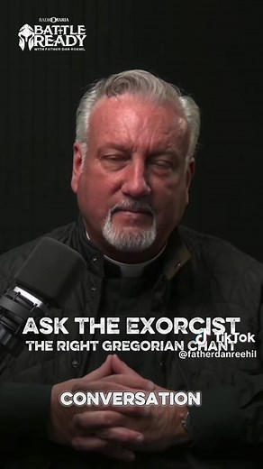 Gregorian chant is a great defense against the devil’s attacks. #gregorianchant #spiritualwarfare #catholic