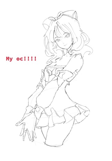 ‏My oc !! Finally 😝😝😝#explore #digitalart #tiktok #fyp #oc