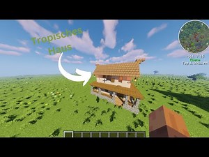 Minecraft Toutorial für ein Tropisches Haus in Deutsch!