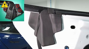 How to Remove the Inner Belt Rear Door Seal (LH) on a Tesla Model 3 (2024)