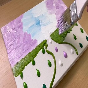 67K views · 1.2K reactions | Painting a Cherry Blossom Forest / Acrylic Painting Technique | Simple ART | Facebook