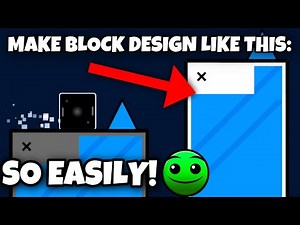 How to make modern block design in Geometry Dash (Tutorial 1)