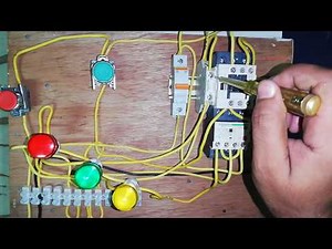 DOL Starter | DOL Starter Control wiring | DOL Starter connection | by Evergreen Electrical