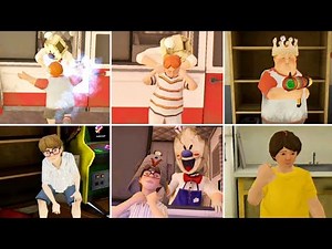 Evolution Of J And His All Friends In Ice Scream Series | Ice Scream 1 - Ice Scream 7